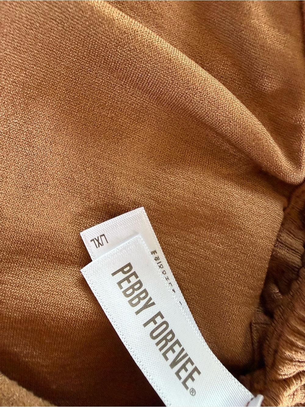 Braided Front Ribbed Crop Top - Brown - Picture 4 of 4